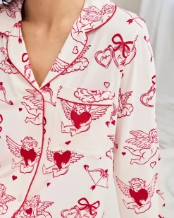 Cherub Print Long Pyjama Set