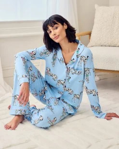 Dalmatian Dogs Print Long Pyjama Set