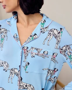 Dalmatian Dogs Print Long Pyjama Set
