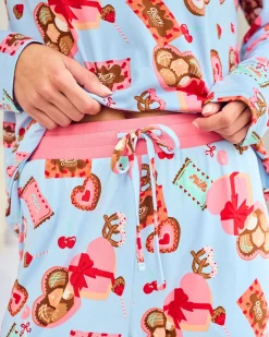 Petite Chocolate Box Print Long Pyjama Set