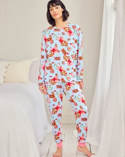 Petite Chocolate Box Print Long Pyjama Set