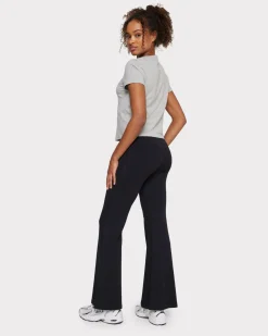 Tall Soft + Stretch High-Rise Flared Leggings - Black