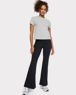 Tall Soft + Stretch High-Rise Flared Leggings - Black