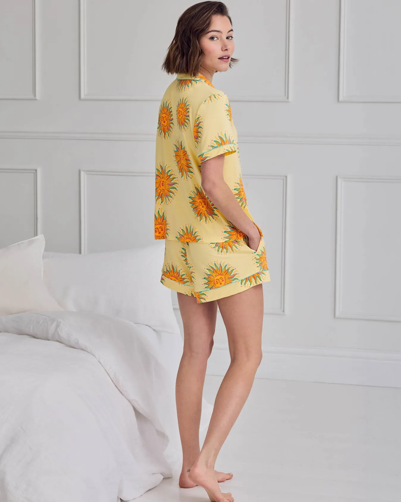 TENCEL™ Modal Sun Print Short Pyjama Set