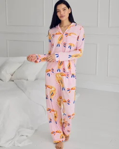 TENCEL™ Modal Toucan Print Long Pyjama Set